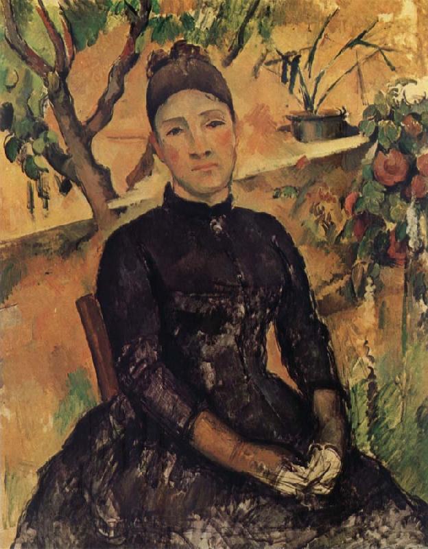 Paul Cezanne Madame Cezanne Norge oil painting art